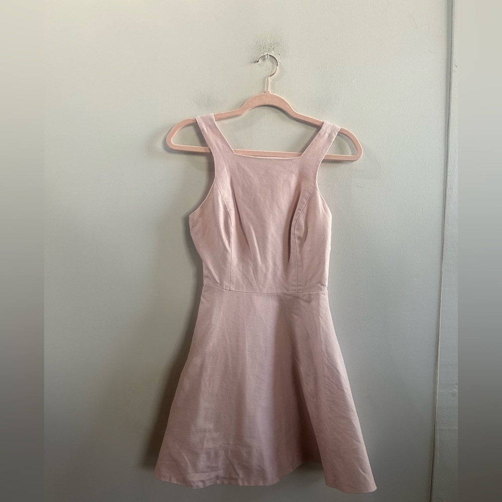 Club Monaco pink‎ cotton silk mini dress